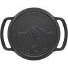 Le Creuset Alpine Outdoor Collection Enameled Cast Iron Square Grill Basket, 12″(Skillet)