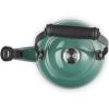 Le Creuset Enamel On Steel Demi Tea Kettle with Metal Finishes, 1.25 qt., Flame(Artichaut)
