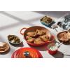 Le Creuset Enameled Cast Iron Signature Braiser, 3.5 qt., Cerise(Flame)