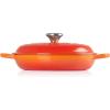 Le Creuset Enameled Cast Iron Signature Braiser, 3.5 qt., Cerise(Flame)