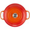 Le Creuset Enameled Cast Iron Signature Braiser, 3.5 qt., Cerise(Flame)