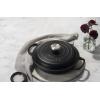 Le Creuset Enameled Cast Iron Signature Braiser, 3.5 qt., Cerise(Licorice)