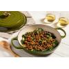 Le Creuset Enameled Cast Iron Signature Braiser, 3.5 qt., Cerise(Olive)