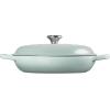 Le Creuset Enameled Cast Iron Signature Braiser, 3.5 qt., Cerise(Sea Salt)
