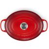 Le Creuset Enameled Cast Iron Signature Oval Dutch Oven, 9.5 qt., Cerise(Cerise)