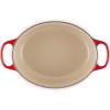 Le Creuset Enameled Cast Iron Signature Oval Dutch Oven, 9.5 qt., Cerise(Cerise)