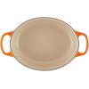 Le Creuset Enameled Cast Iron Signature Oval Dutch Oven, 9.5 qt., Cerise(Flame)