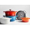 Le Creuset Enameled Cast Iron Signature Oval Dutch Oven, 9.5 qt., Cerise(Flame)