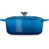 Le Creuset Enameled Cast Iron Signature Oval Dutch Oven, 9.5 qt., Cerise(Marseille)