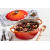 Le Creuset Enameled Cast Iron Signature Oval Dutch Oven, 9.5 qt., Cerise(Olive)