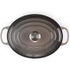 Le Creuset Enameled Cast Iron Signature Oval Dutch Oven, 9.5 qt., Cerise(Oyster)