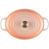 Le Creuset Enameled Cast Iron Signature Oval Dutch Oven, 9.5 qt., Cerise(Peche)