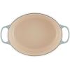 Le Creuset Enameled Cast Iron Signature Oval Dutch Oven, 9.5 qt., Cerise(Sea Salt)