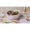 Le Creuset Enameled Cast Iron Signature Oval Dutch Oven, 9.5 qt., Cerise(Shallot)