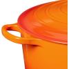 Le Creuset Enameled Cast Iron Signature Round Dutch Oven, 13.25 qt., Cerise(Flame)