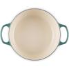 Le Creuset Enameled Cast Iron Signature Round Dutch Oven, 7.25 qt., Sea Salt(Artichaut)