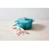 Le Creuset Enameled Cast Iron Signature Round Dutch Oven, 7.25 qt., Sea Salt(Caribbean)