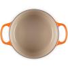 Le Creuset Enameled Cast Iron Signature Round Dutch Oven, 7.25 qt., Sea Salt(Flame)