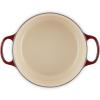 Le Creuset Enameled Cast Iron Signature Round Dutch Oven, 7.25 qt., Sea Salt(Garnet)