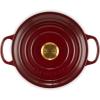 Le Creuset Enameled Cast Iron Signature Round Dutch Oven, 7.25 qt., Sea Salt(Garnet)