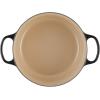 Le Creuset Enameled Cast Iron Signature Round Dutch Oven, 7.25 qt., Sea Salt(Licorice)