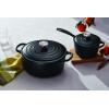 Le Creuset Enameled Cast Iron Signature Round Dutch Oven, 7.25 qt., Sea Salt(Licorice)