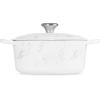Le Creuset Enameled Cast Iron Signature Round Dutch Oven, 7.25 qt., Sea Salt(Marble)