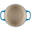 Le Creuset Enameled Cast Iron Signature Round Dutch Oven, 7.25 qt., Sea Salt(Marseille)