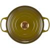 Le Creuset Enameled Cast Iron Signature Round Dutch Oven, 7.25 qt., Sea Salt(Olive)