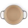 Le Creuset Enameled Cast Iron Signature Round Dutch Oven, 7.25 qt., Sea Salt(Oyster)