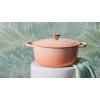 Le Creuset Enameled Cast Iron Signature Round Dutch Oven, 7.25 qt., Sea Salt(Peche)