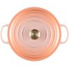 Le Creuset Enameled Cast Iron Signature Round Dutch Oven, 7.25 qt., Sea Salt(Peche)
