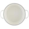 Le Creuset Enameled Cast Iron Signature Round Dutch Oven, 7.25 qt., Sea Salt(White)