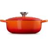 Le Creuset Enameled Cast Iron Signature Sauteuse Oven, 3.5 qt., Oyster(Flame)