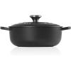 Le Creuset Enameled Cast Iron Signature Sauteuse Oven, 3.5 qt., Oyster(Licorice)