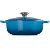 Le Creuset Enameled Cast Iron Signature Sauteuse Oven, 3.5 qt., Oyster(Marseille)