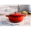 Le Creuset Enameled Cast Iron Signature Sauteuse Oven, 3.5 qt., Oyster(Olive)