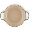 Le Creuset Enameled Cast Iron Signature Sauteuse Oven, 3.5 qt., Oyster(Oyster)