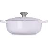 Le Creuset Enameled Cast Iron Signature Sauteuse Oven, 3.5 qt., Oyster(Shallot)