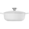 Le Creuset Enameled Cast Iron Signature Sauteuse Oven, 3.5 qt., Oyster(White)
