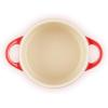 Le Creuset Stoneware Mini Round Cocotte, 8 oz., Caribbean(Cerise)