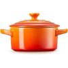 Le Creuset Stoneware Mini Round Cocotte, 8 oz., Caribbean(Flame)