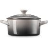 Le Creuset Stoneware Mini Round Cocotte, 8 oz., Caribbean(Oyster)