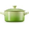 Le Creuset Stoneware Mini Round Cocotte, 8 oz., Caribbean(Palm)