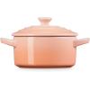 Le Creuset Stoneware Mini Round Cocotte, 8 oz., Caribbean(Peche)