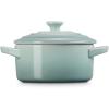 Le Creuset Stoneware Mini Round Cocotte, 8 oz., Caribbean(Sea Salt)