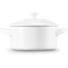 Le Creuset Stoneware Mini Round Cocotte, 8 oz., Caribbean(White)