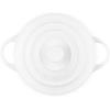 Le Creuset Stoneware Mini Round Cocotte, 8 oz., Caribbean(White)