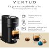 Nespresso Vertuo Next Deluxe Coffee and Espresso Maker, Pure Chrome with Aeroccino Milk Frother,1.1 liter, Black,Dark Chrome(Black)