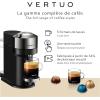Nespresso Vertuo Next Deluxe Coffee and Espresso Maker, Pure Chrome with Aeroccino Milk Frother,1.1 liter, Black,Dark Chrome(Chrome)